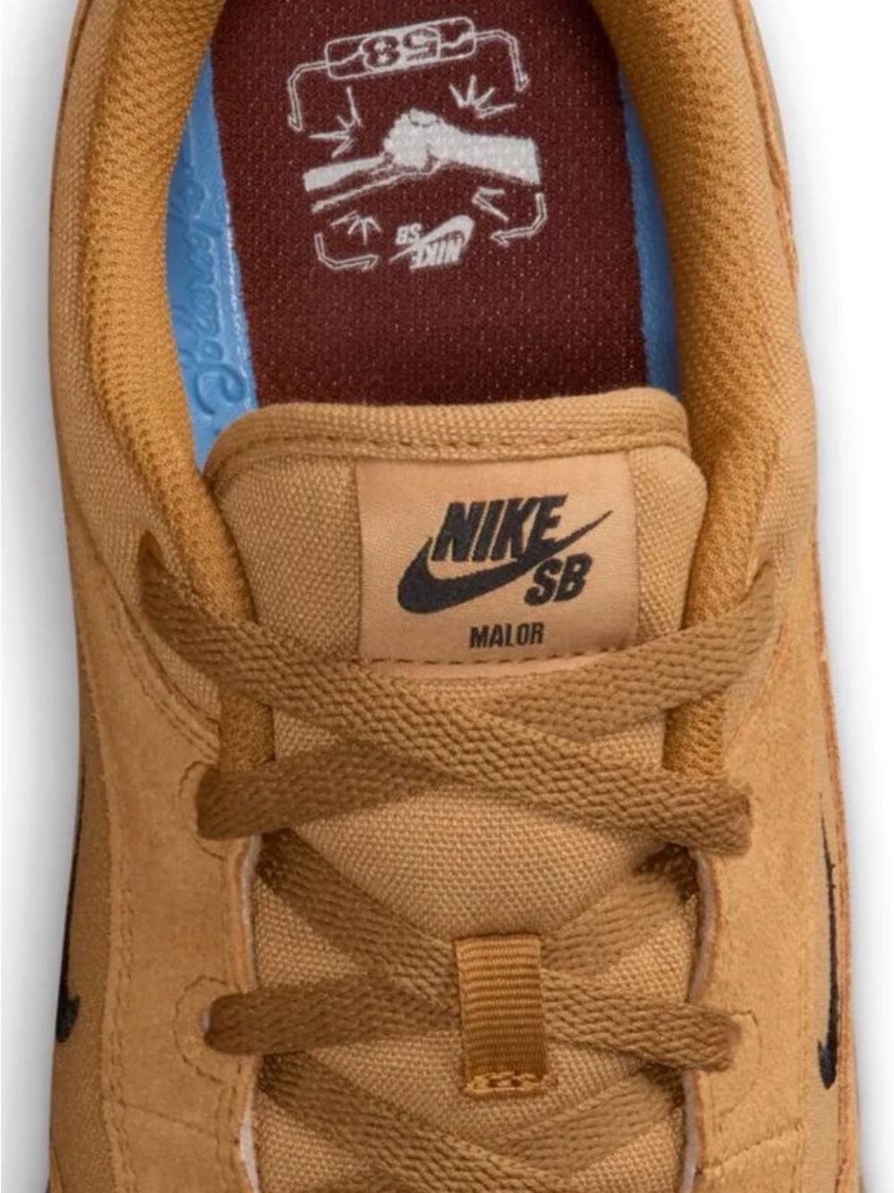 Nike SB Malor Men’s 11.5 Size Shoe - Tan Color